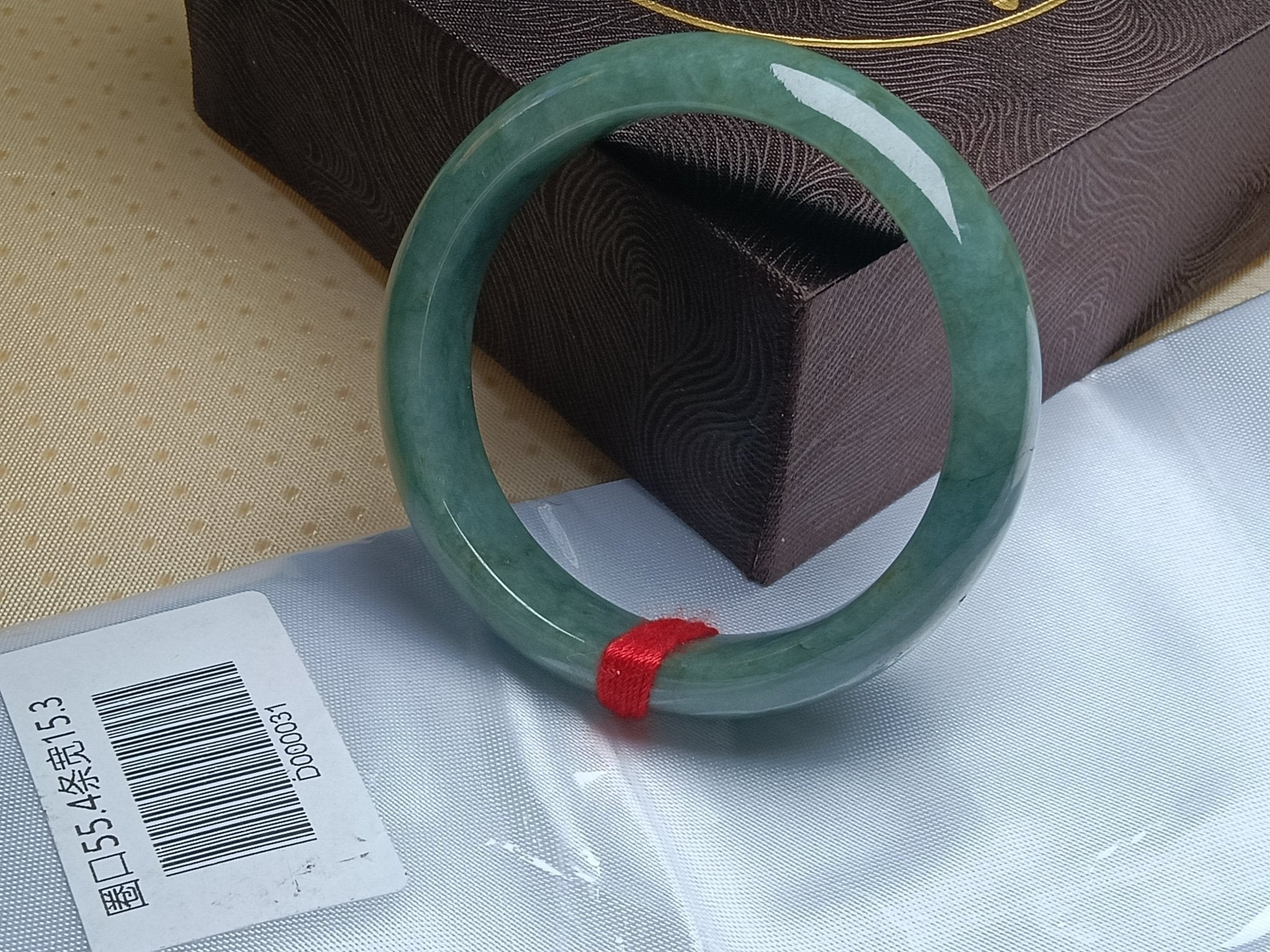 Even Apple Green Natural Grade - A Jadeite Bangles (Size:55 - 56mm) - Jadeite Ding