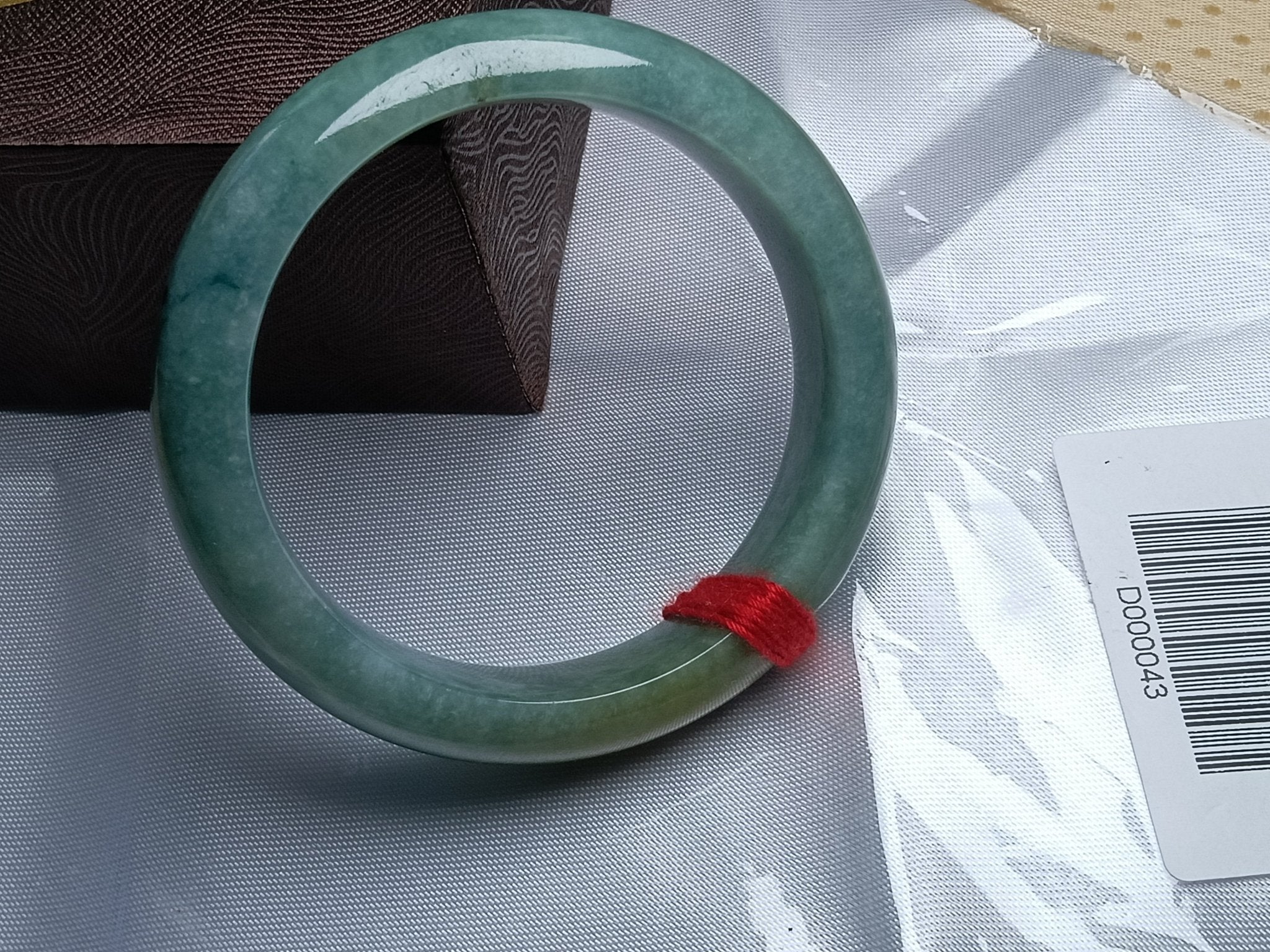 Even Apple Green Natural Grade - A Jadeite Bangles (Size:55 - 56mm) - Jadeite Ding