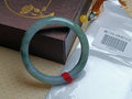 Green & Lavendar Burmese JGIA Certified Jadeite Bangle (Size:56 - 57mm) C014 - Jadeite Ding