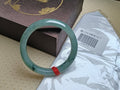 Watery Full Apple Green Nature Type - A Jadeite Bangles (Size:54 - 55mm) - Jadeite Ding